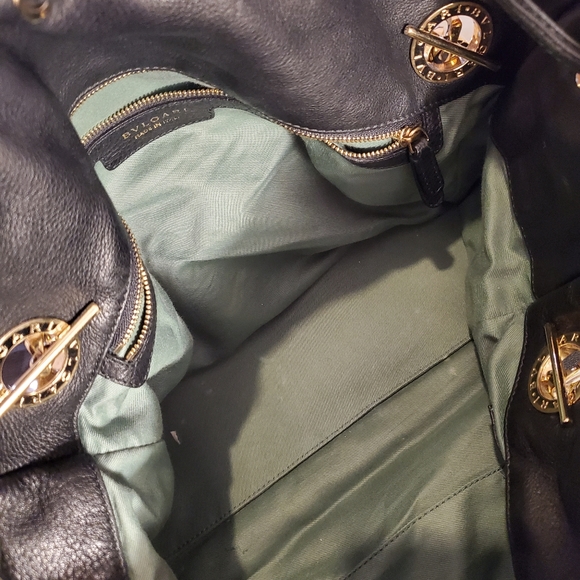 COPY - BVLGARI Black Leather Bonton Tote/… - Picture 5 of 8